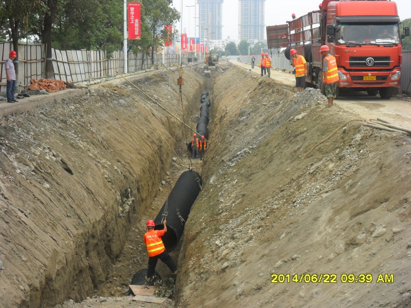 绵州大道污水管道工程