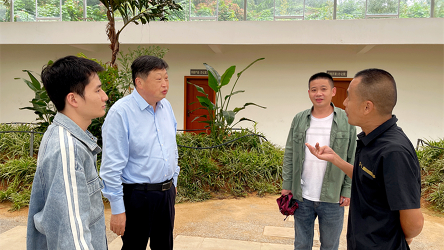 k1体育注册就送38元集团党委书记、董事长李桂炳调研乡村振兴驻村帮扶工作